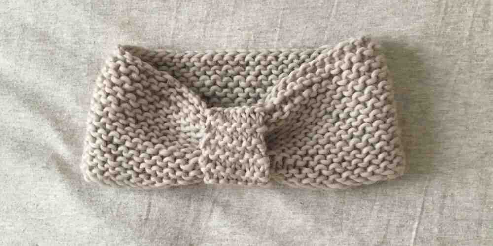 Comment faire un bandeau en tricot ?